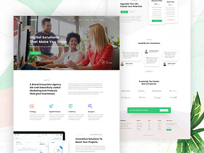 CreativeLab - Agency Landing Page V1
