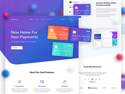 Credit Card - Landing Page Design By Zahid Hasan Zisan On Dribbble