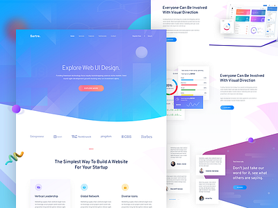 Creative Home Page | Exploration #1 by Zahid Hasan Zisan on Dribbble