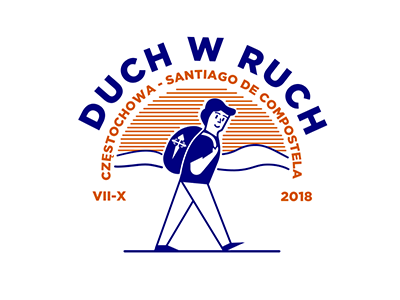 Duch W Ruch icon logo man saint travel