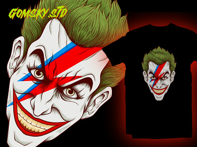 Joker fanart illustration agni animation design gomskystd graphic design illustration logo tshirt yugisworo