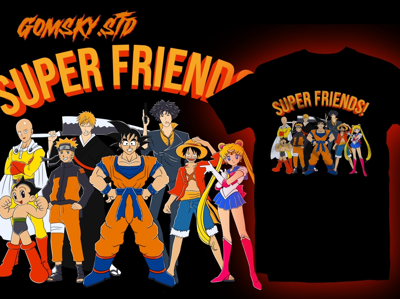 Super anime friend fanart by Agni on Dribbble