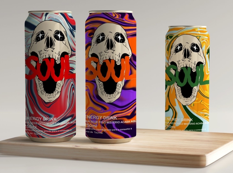 SOUL Energy Drink by Társila Cantanhede on Dribbble