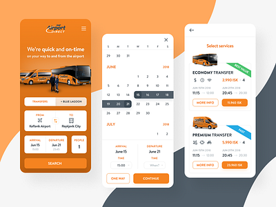 Airport Direct - Mobile Booking Flow