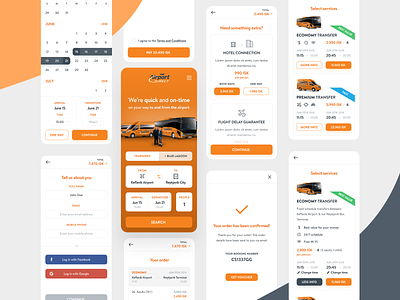 Airport Direct - Mobile Booking Flow booking booking system flow mobile mobile design mobile ui travel ui ux web web design