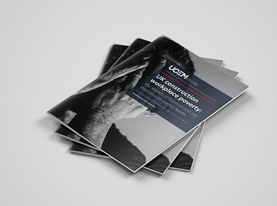 UCEM Report cover design for print graphic design report design