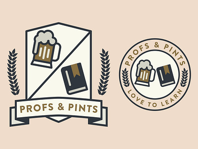 Profs & Pints Logo - WIP