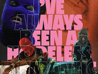 Dailydesign: January 12th, 2021 album art collage hip hop ski mask typography