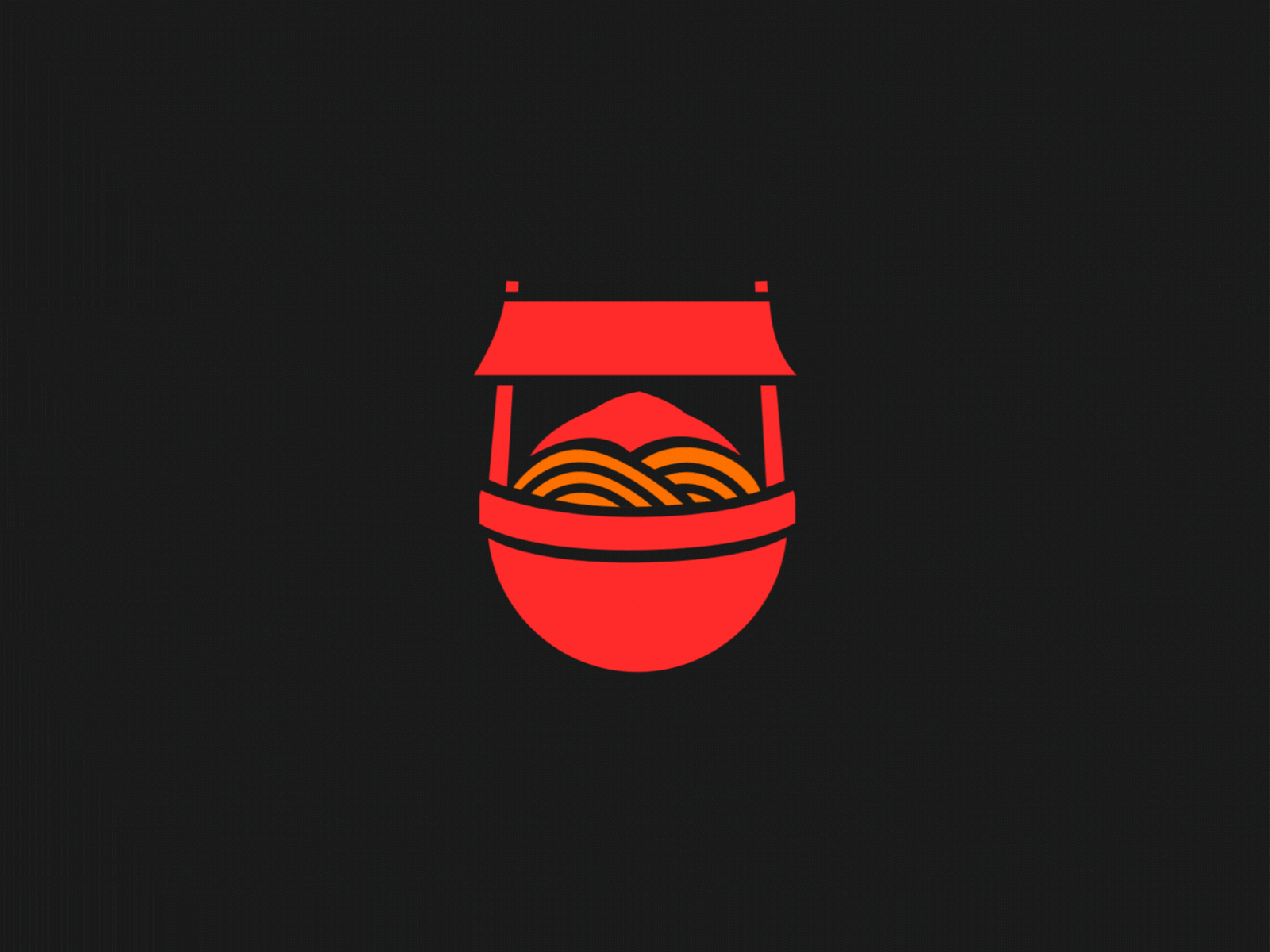 Logo for Street Food who sellin noodles branding design graphic design illustration logo vector