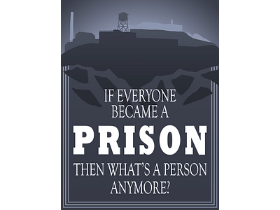 Monument Mythos: Alcatraz Poster