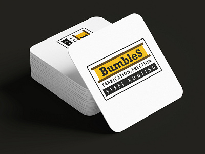Bumblers Fabrication, Erection Steel Roofing Logo branding graphic design illustrator logo photoshop