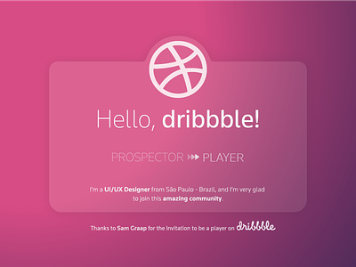My First Shot debut dribbble first firstshot hello invitation shot thanks