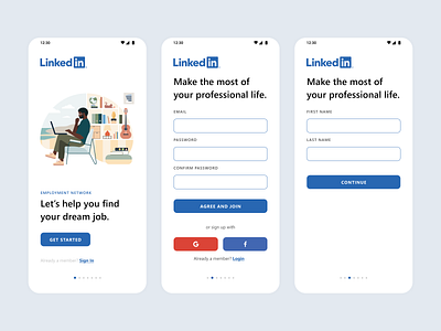 Linkedin - Recruitment app improvement (UI)