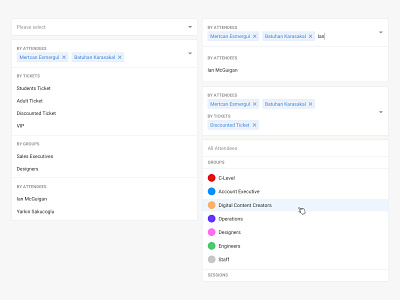 Multiple Selectbox Component Design for Socio Design System