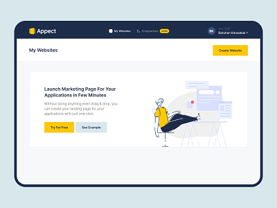 Create your own landing pages for your apps!