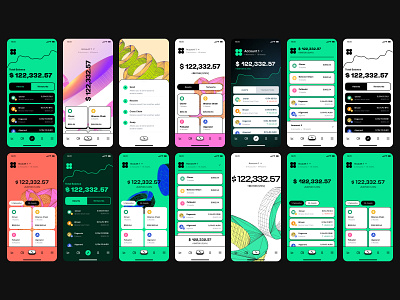 Clover Finance - Crypto Wallet App Visual Exploration