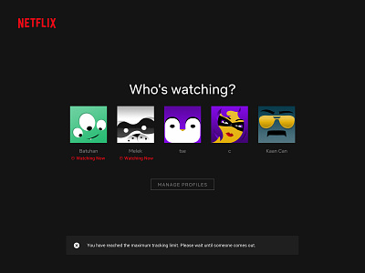 Netflix Who's Watching UX Improvement design experience improvement netflix user uxdesign