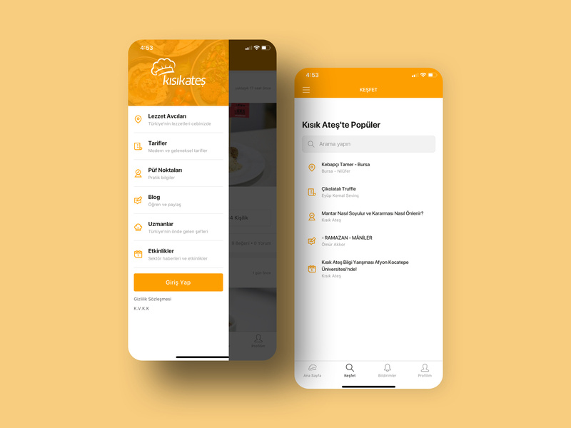 KisikAtes | Hamburger Menu and Search Design by Batuhan Karasakal on ...