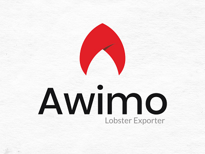 Awimo - Lobster Exporter branding design graphic design lobster logo vector