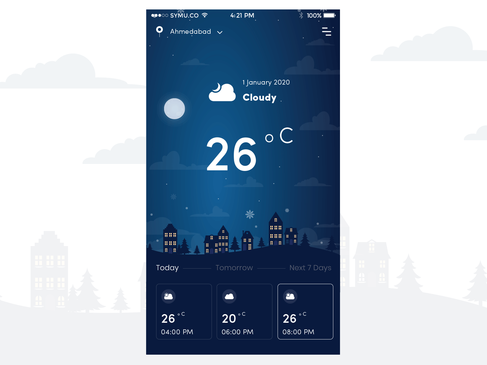 Weather App GIF