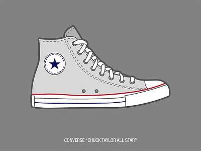 Sneakers illustration collection #2 converse illustration sneakers