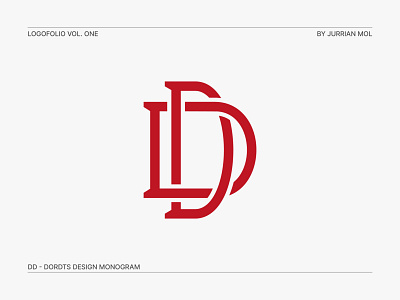 Dordts Design Logo brand branding design graphic design logo mark monogram