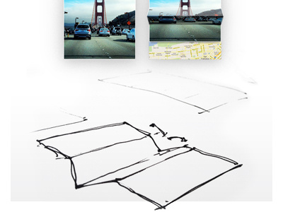 Gettin my sketch on! app apple card design fold lo fi new paper pen photo sketch wireframe