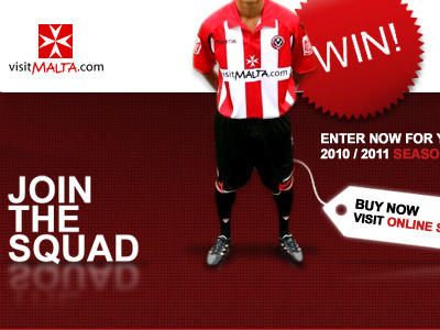 football promo photoshop red web web design website