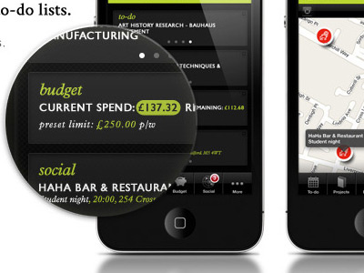 New portfolio work - pt 3 app design iphone portfolio website