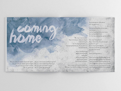 Coming Home album chiefs coming design editorial home kaiser lettering music redesign
