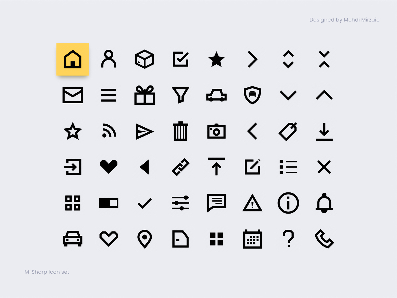 MSharp Icons by Mehdi MMirzaie on Dribbble