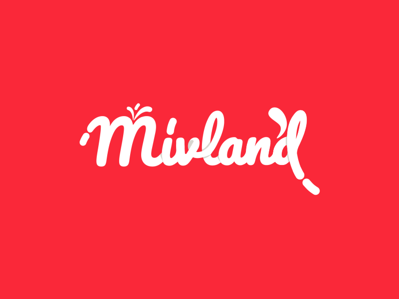 Mivland Motion Graphic design gif logo motion graphic rebound typo typography
