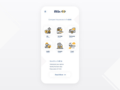 All Insurance App Design