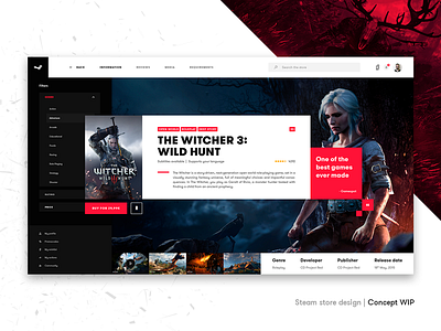 Game Store Website designs, themes, templates and downloadable graphic  elements on Dribbble
