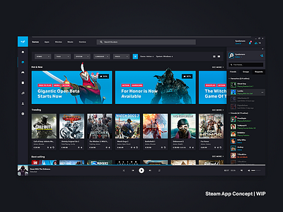 Steam App Redesign [WIP]