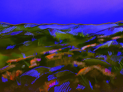 Landscapin chilling landscape purple