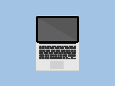 MacBook Pro mbp macbook pro apple vector minimal flat design