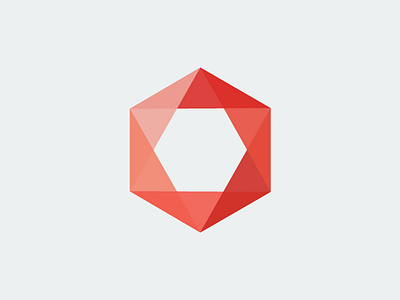 Hexcaster hex icon logo minimal poly