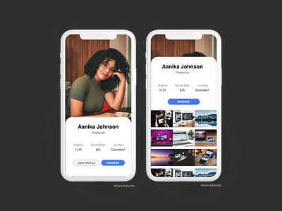 User Profile DailyUI 006