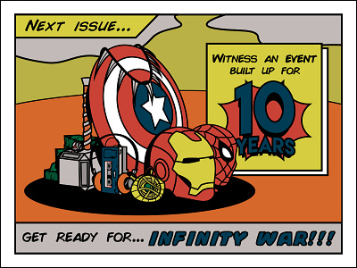 10 Years Avengers: Infinity War