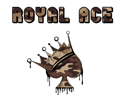 Royal Ace clothing logo art brand branding clothing creative logo designer gfx graphic hoodie logo printable royal ase tshirt