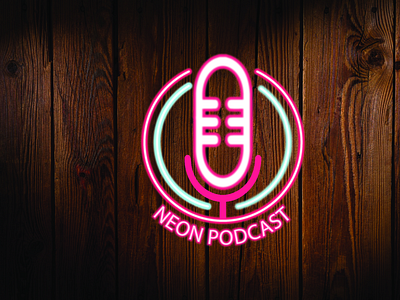 Neon Color Podcast Logo