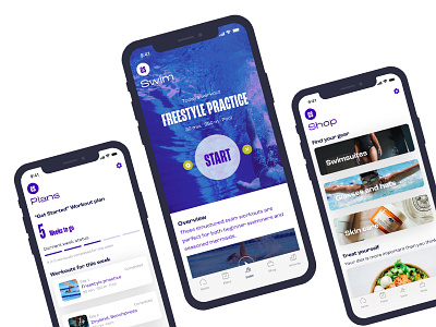 Fitness app — UI design ios mobile mobile ui