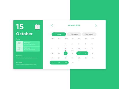 calendar ui design flat ui ui design ui ux design ux web design