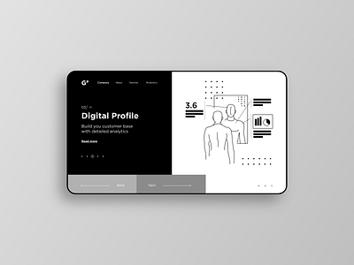 ui landing concept analytics business design digital enterpreneur flat graphic design illustration interfacedesign startup ui ux