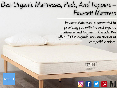 Best Organic Mattresses, Pads, And Toppers – Fawcett Mattress mattresstopper