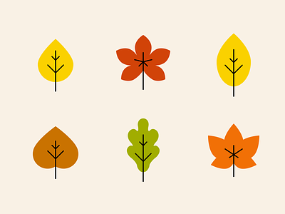 Autumn Leaves Icons