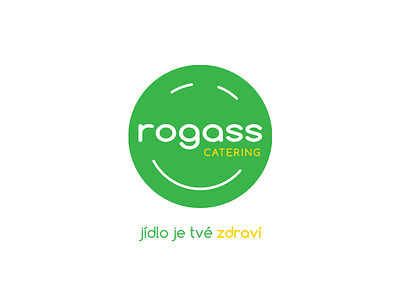 Rogas logo catering food green health logo