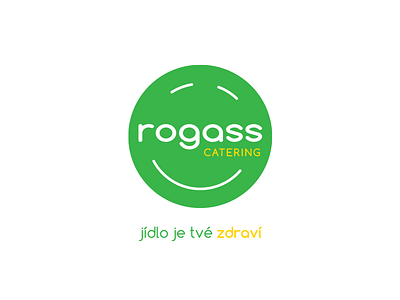 Rogas logo catering food green health logo