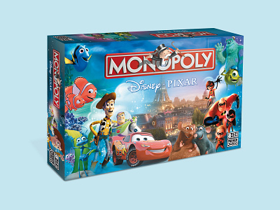 Disney Monopoly branding design packagingdesign print